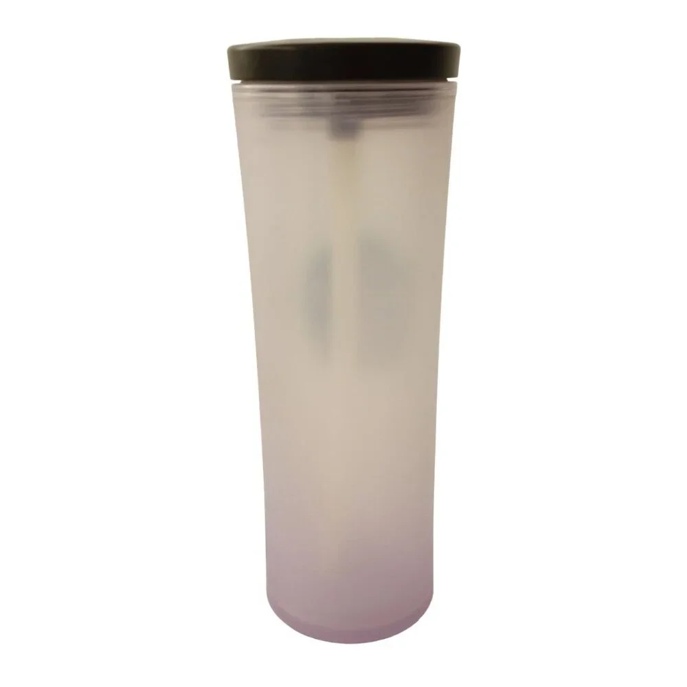 Starbucks 2010 Frosted‎ Plastic Travel Tumbler 20 Oz Screw on Flip Top Lid